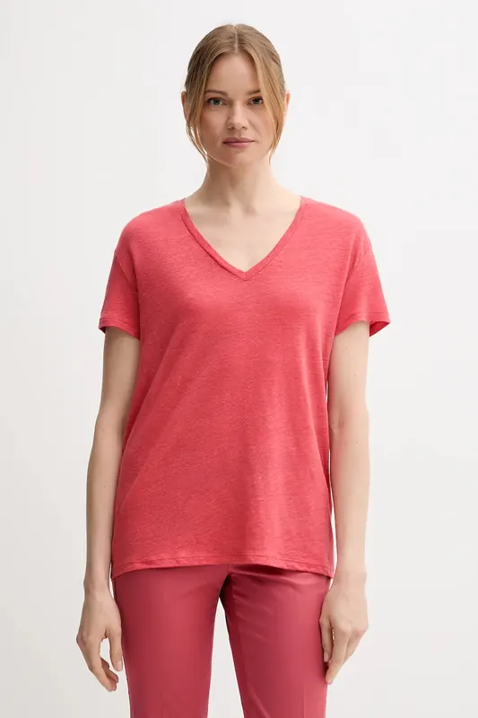United Colors of Benetton t-shirt lniany