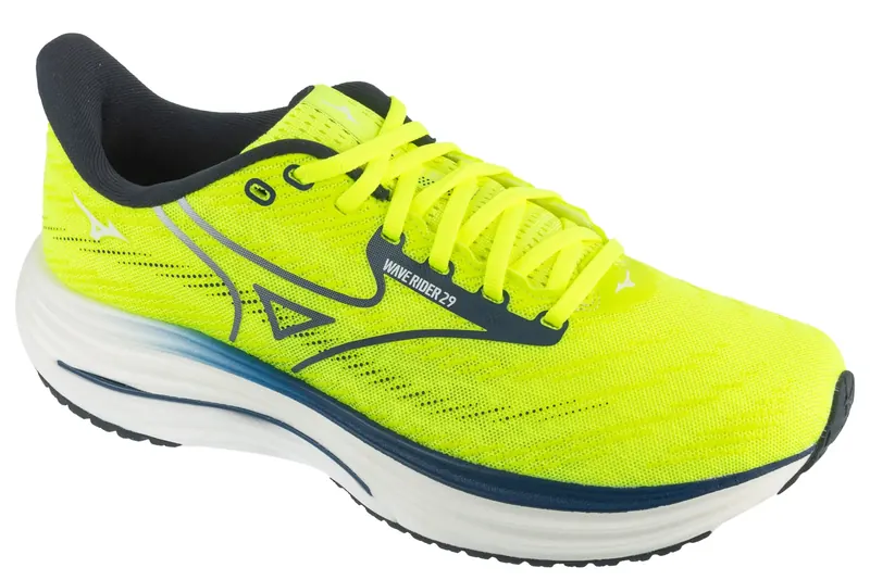 Mizuno Wave Rider 29 J1GC250351, Męskie, Żółte, buty do biegania, tkanina, rozmiar: 46