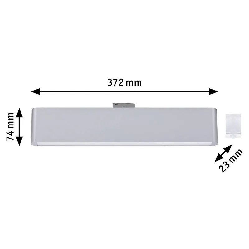 Lampa szynowa LED Paulmann URail Ceris, chrom, 3000 K, 37 cm