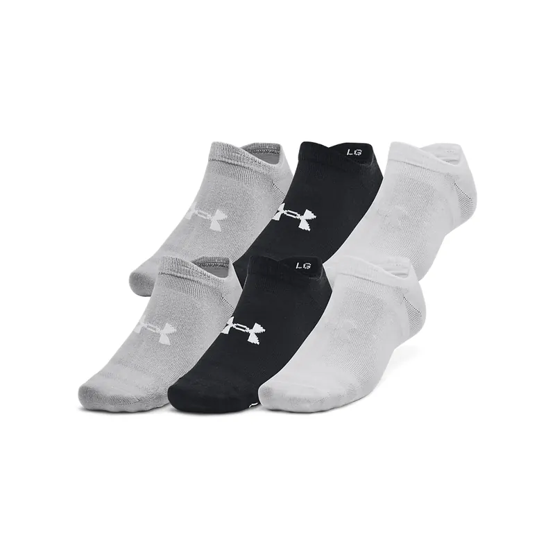 UNDER ARMOUR skarpetki bawełniane unisex 6 pak szary mix (L)