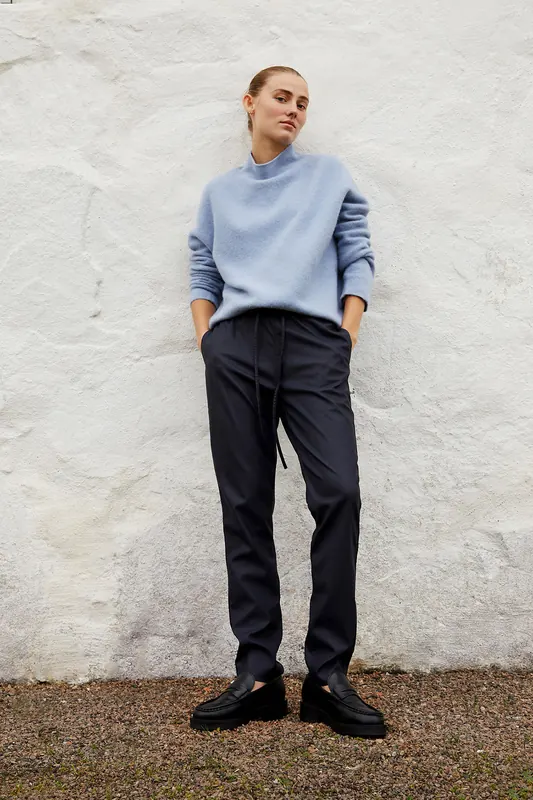 Knitted Colette Pants Navy Maat: S | Joggingbroeken Outlet | Dames | Blauw