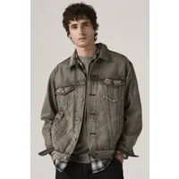 Levi's Relaxed Type Iii Trucker Jacket Maat: L | Spijkerjassen Outlet | Heren | Grijs