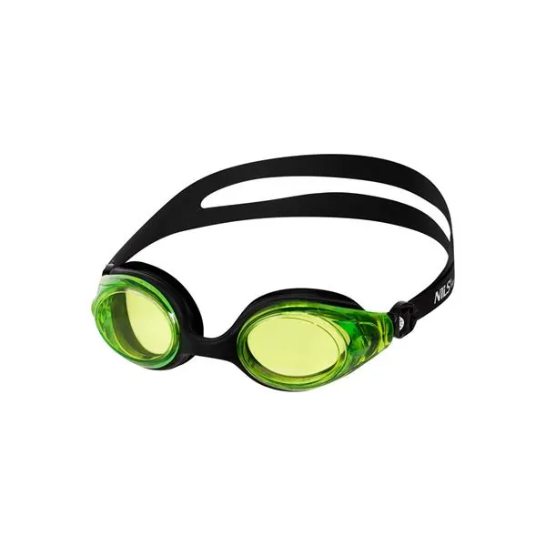 NQG600AF Okularki Pływackie NILS AQUA czarno-zielone