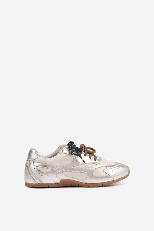 Bronx Myr-aa Sneaker Silver/off White/blush Maat: 42 | Sneakers Outlet | Dames | Blauw