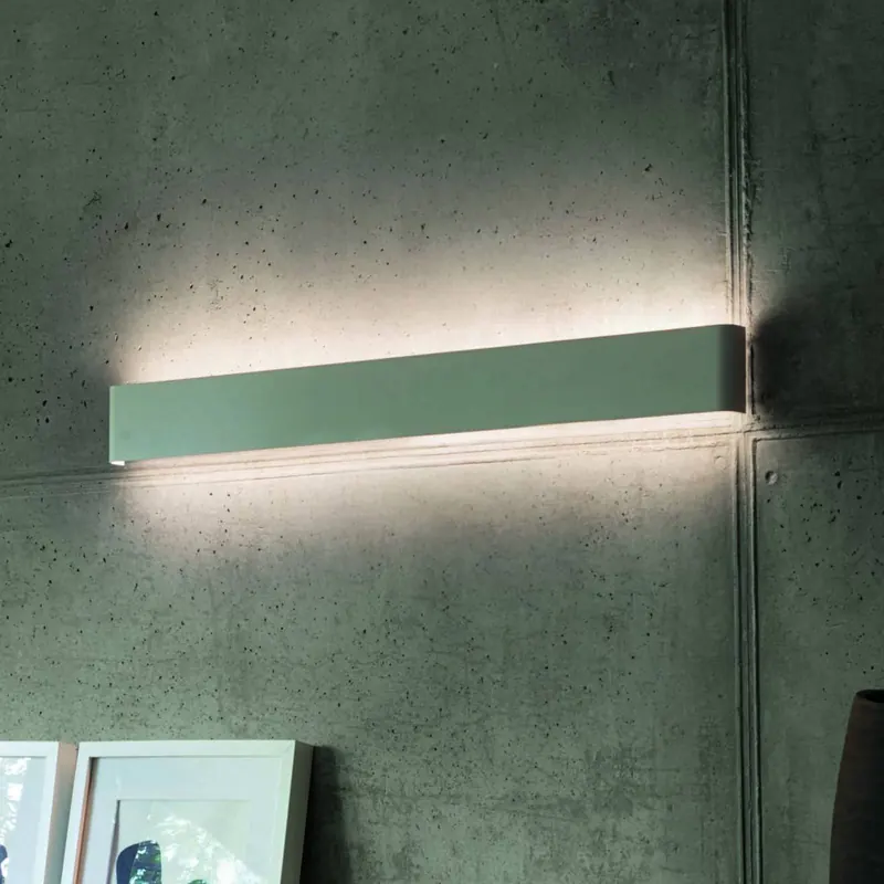 Kinkiet LED IDEAL LUX Delta, biały, szerokość 83 cm, 3000 K