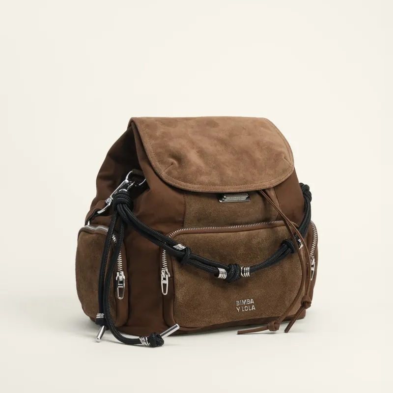 Torebka pocket duża bawełna i dwoina ciemny khaki