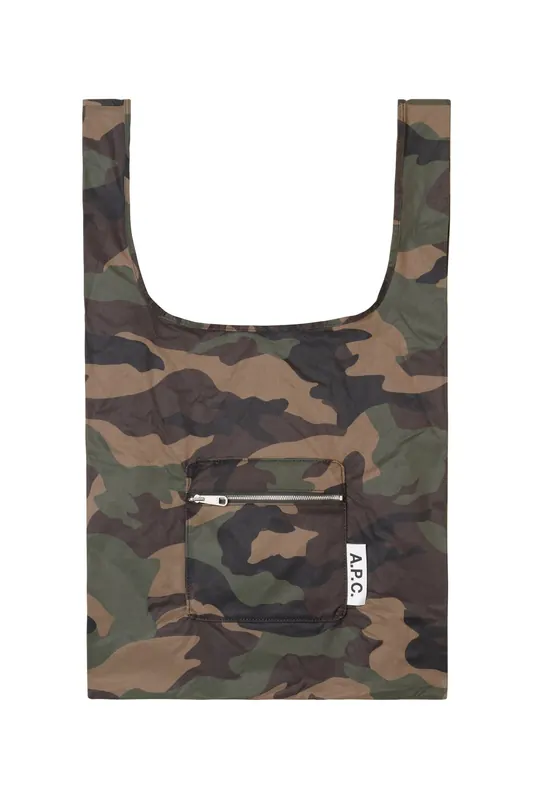 A.P.C. Unisex Shopping Bag Ultralight Minimal Military Khaki Maat: OS | Tassen Outlet | Unisex | Groen