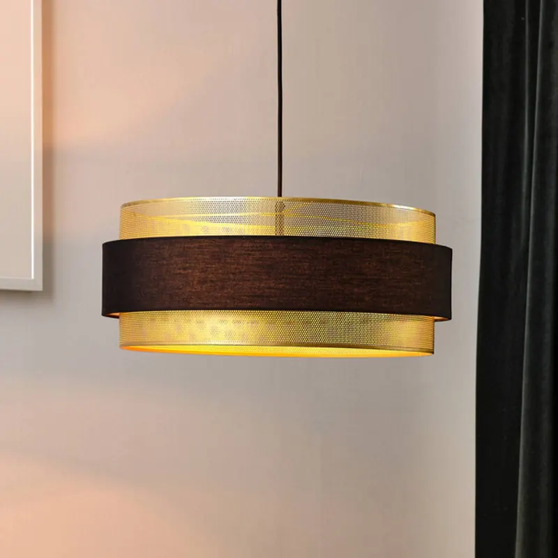 Żyrandol OSRAM Decor Hornet, czarna/złota, E27