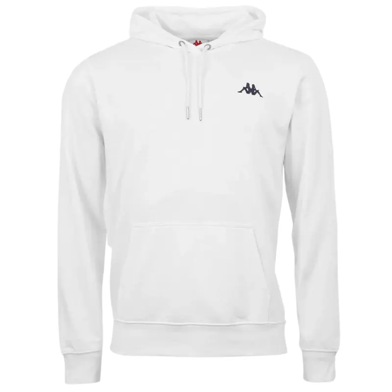Kappa Vend Hooded 707390-11-0601, Męskie, Białe, bluzy, bawełna, rozmiar: L