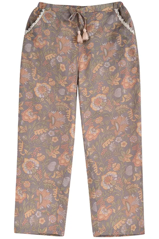Louise Misha Pants Tzolani California Flowers Maat: 3M | Broeken Outlet | kids | Grijs