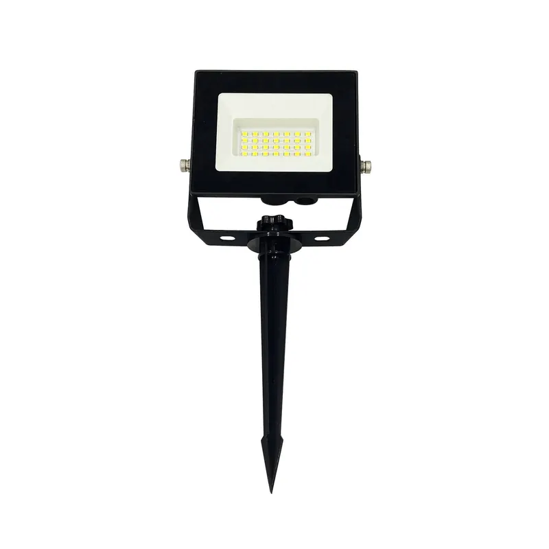 Reflektor budowlany Bolton 2.0 LED, 10 W, kolec uziemiający, wtyczka