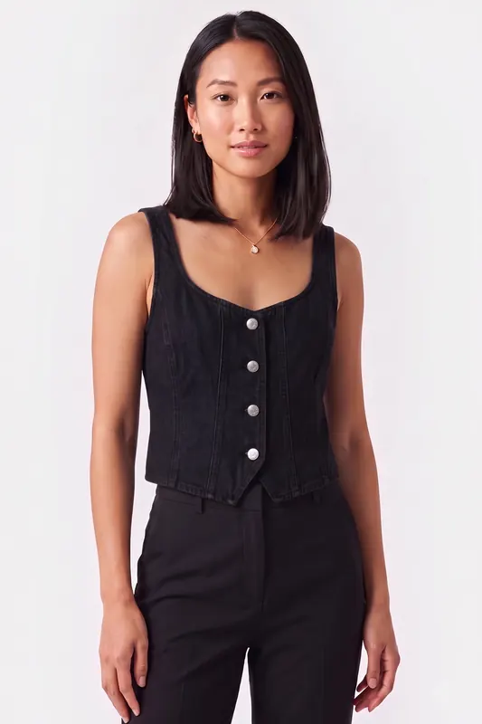 & Other Stories Pa Iliona Top Black Maat: 42 | Overhemden Outlet | Dames | Zwart