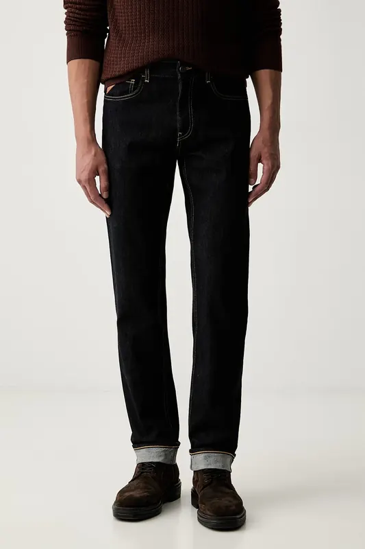 Trussardi jeansy straight męskie