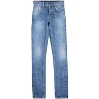 Nudie Jeans Grim Tim Liberty Used Selvage Maat: W29L34 | Slim Jeans Outlet | Heren | Blauw