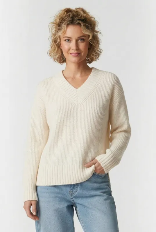 & Other Stories Carla Sweater White Maat: L | Sweaters Outlet | Dames | Wit