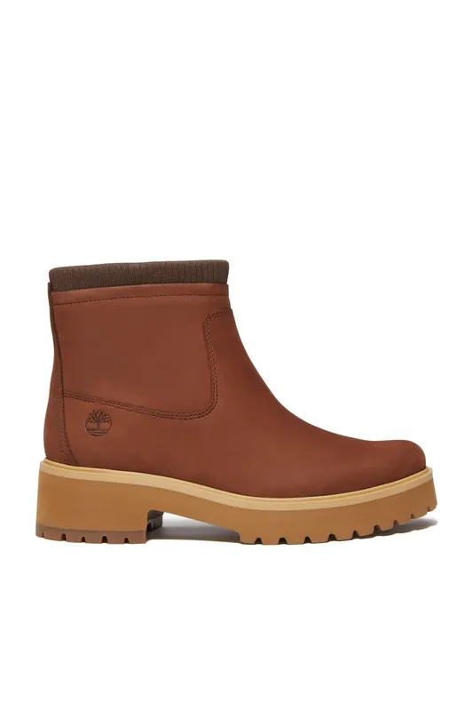 Timberland Carnaby Cool Mid Warm Lined Boot Medium Brown Nubuck Maat: 37.5 | Laarzen Outlet | Dames | Bruin