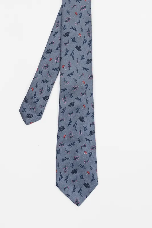 Paul Smith Men Tie Toadstool Blue Maat: 8 | Stropdassen Outlet | Heren | Blauw