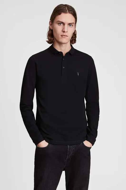 AllSaints – Longsleeve REFORM LS POLO