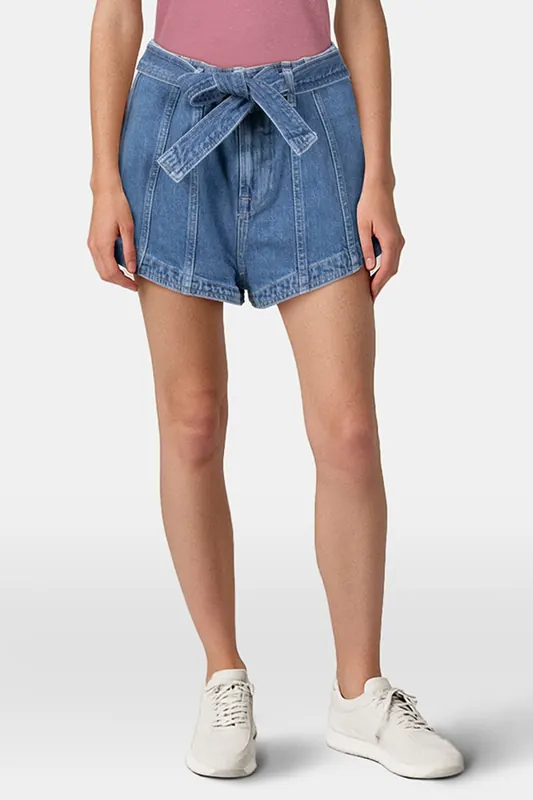 AllSaints Frankie Shorts Mid Indigo Maat: W27 | Korte Broeken Outlet | Dames | Blauw
