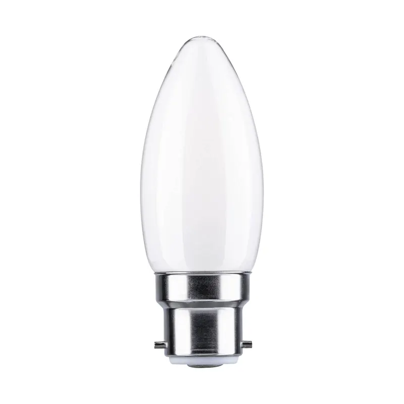 Paulmann świeca LED B22d 4,7W 4 000K opalowa