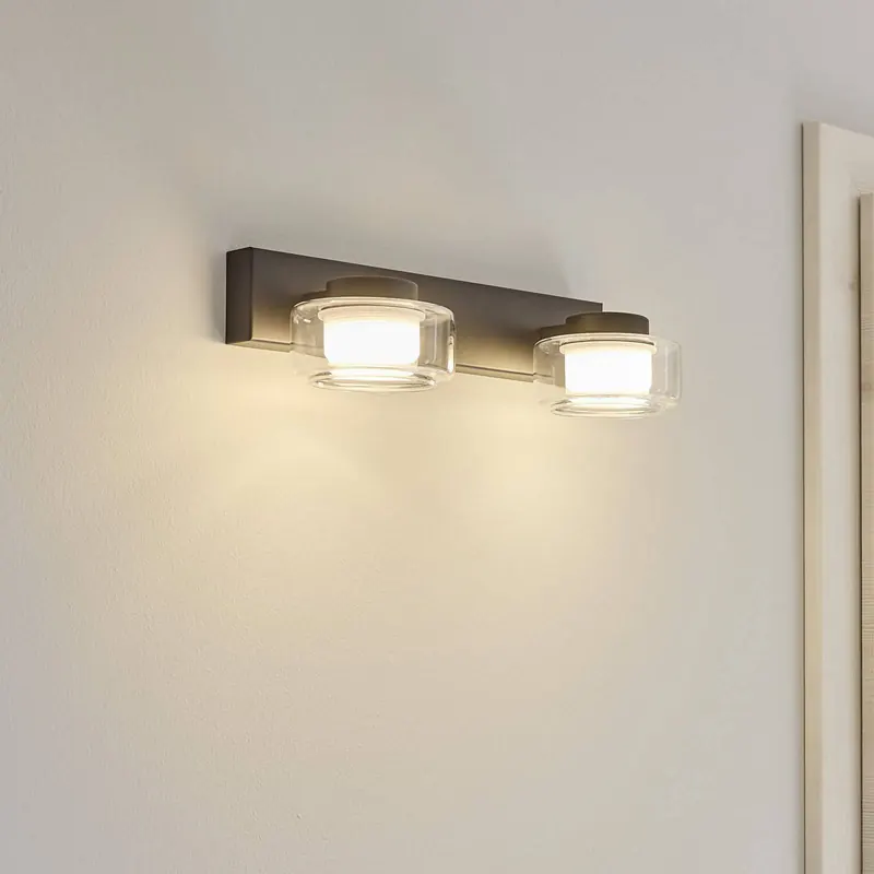 Kinkiet LED OSRAM ORBIS FLAME, czarna, 2-punktowa, CCT IP44