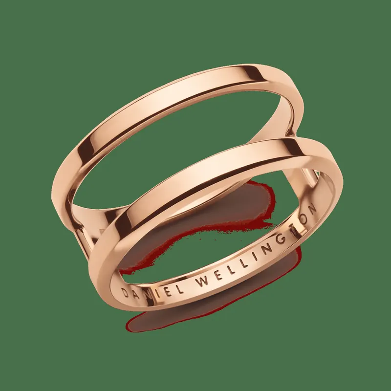 Daniel Wellington DW Elan Dual Ring 56 Rose Gold