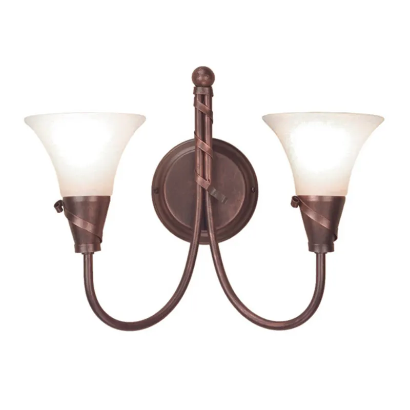Lampa ścienna EMILY z miedzianą patyną