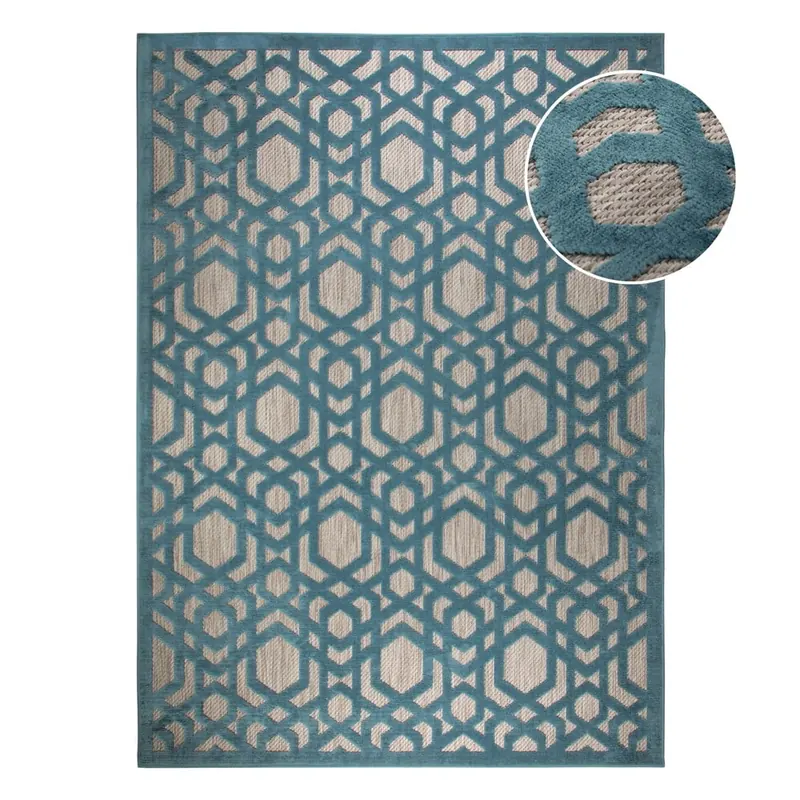 Niebieski chodnik odpowiedni na zewnątrz 150x80 cm Oro – Flair Rugs
