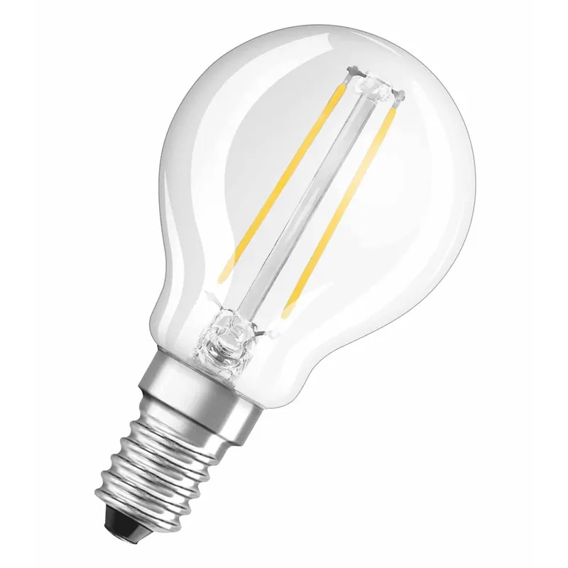 Żarówka kropla LED E14 4 W 827, zestaw 2 szt.