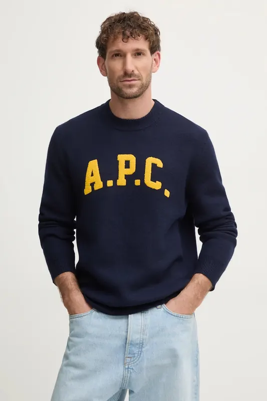 A.P.C. sweter wełniany pull joshua