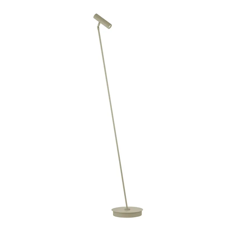 Lampa stojąca LED Tom Pro, kolor piaskowy, 1-punktowa, CCT, ściemniany