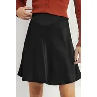 Boden Satin Bias-cut Mini Skirt Blk Maat: 22 | Mini Rokken Outlet | Dames | Zwart