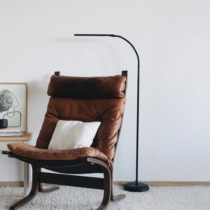 Lampa stojąca LED MAULpirro, czarna, 126 cm, ściemniana