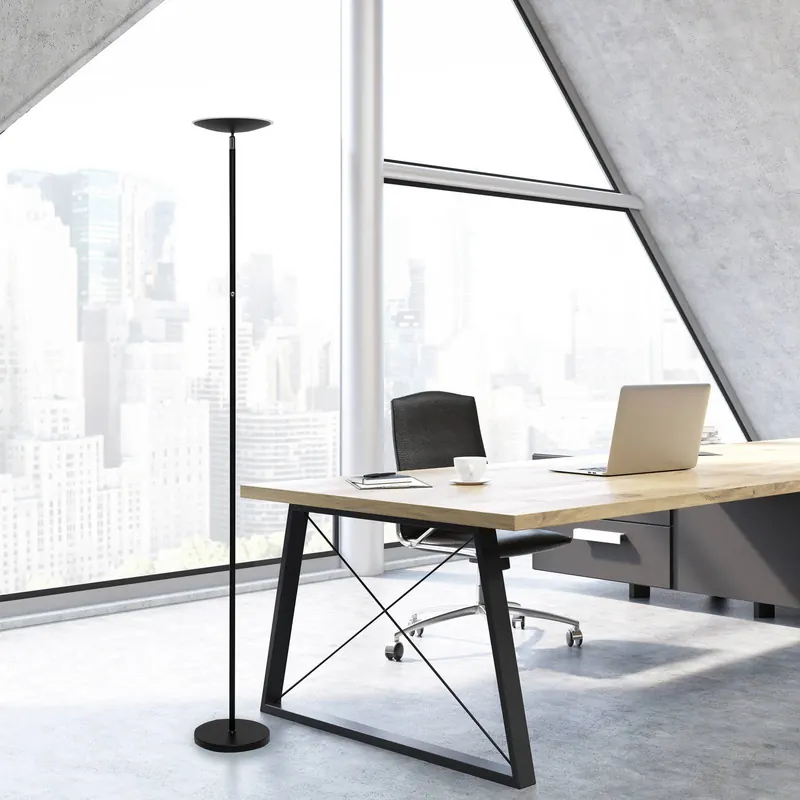 Lampa stojąca LED MAULsphere, czarna, ściemniana, wysokość 183 cm