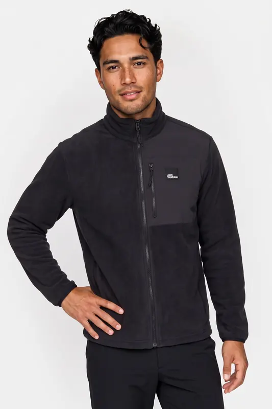 Jack Wolfskin Sumetro Sweatshirt Black Maat: XL | Lichte Jassen Outlet | Heren | Zwart