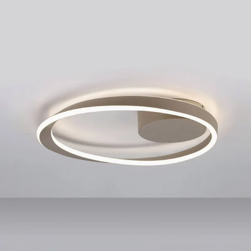 Lampa sufitowa LED EGLO CAMEROTA, beżowa, Ø 41 cm, pilot