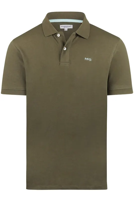 McGregor Classic Polo Olive Maat: M | Poloshirts Outlet | Heren | Groen