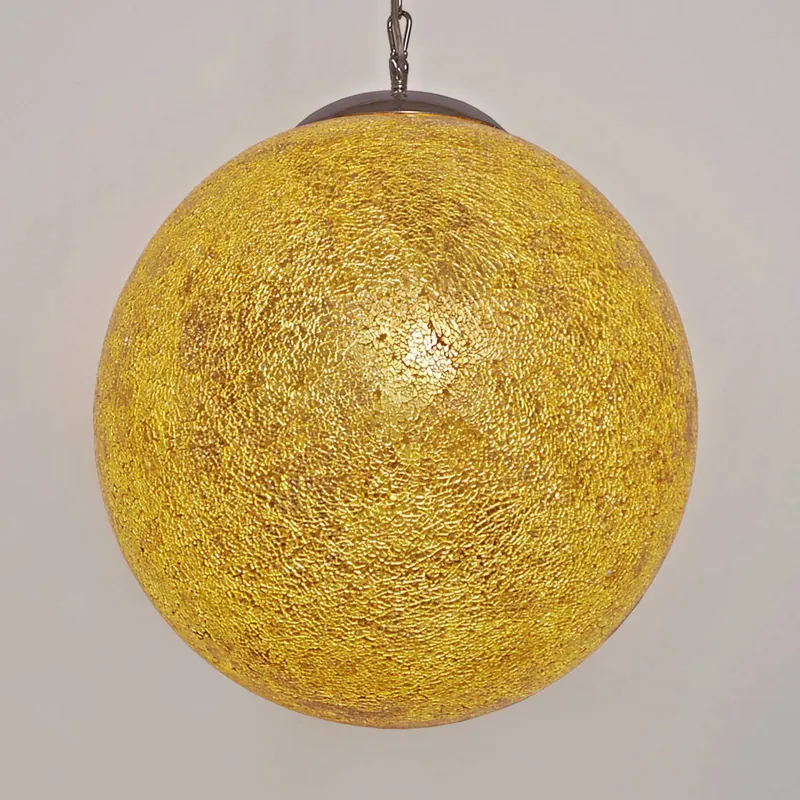 Lampa wisząca Narziso, bursztyn