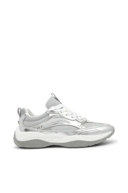 Steve Madden Premio Sneakers Silver Maat: 40 | Sneakers Outlet | Dames | Zilver