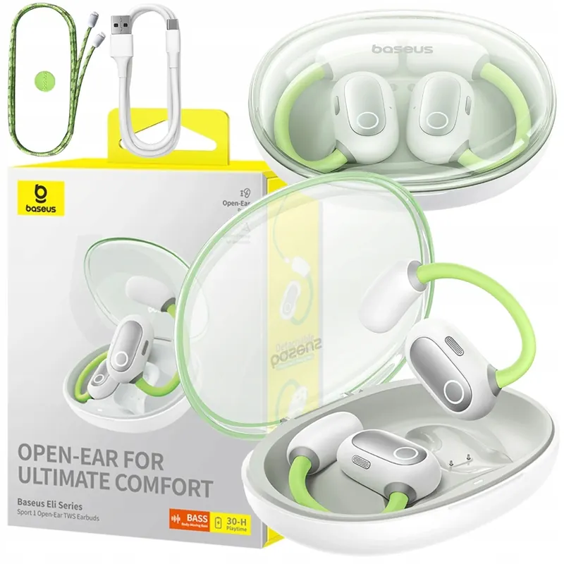 Słuchawki Bezprzewodowe Baseus Eli Sport Bluetooth 5.3 Ows Otwarte Zauszne