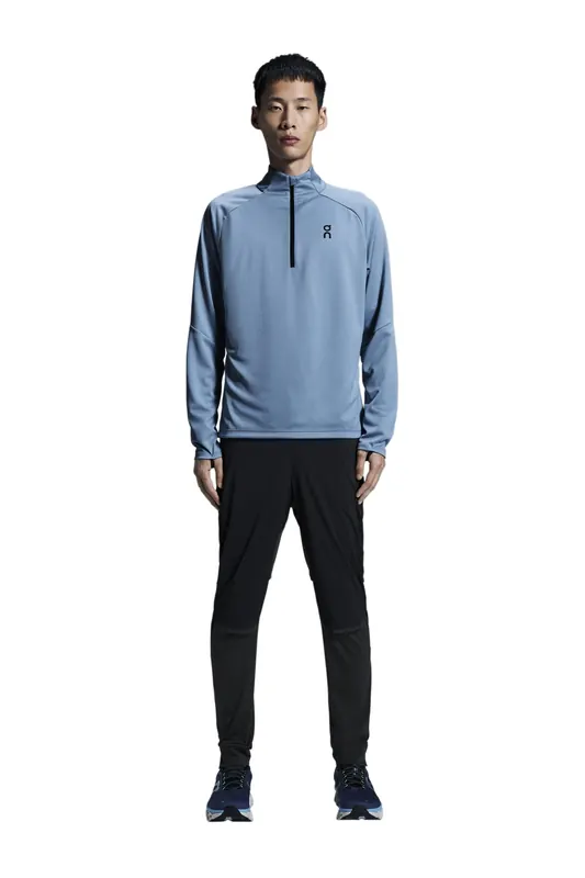 On Climate Shirt 2 M Chambray Maat: L | Sport Shirts Outlet | Heren | Blauw