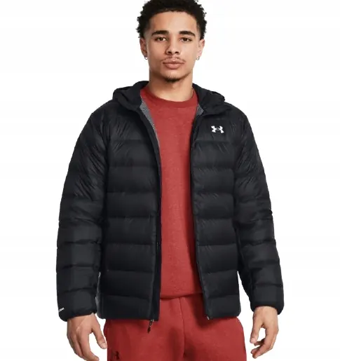Under Armour Kurtka Zimowa Puchowa Legend Down Z Kapturem Black rozmiar XXL