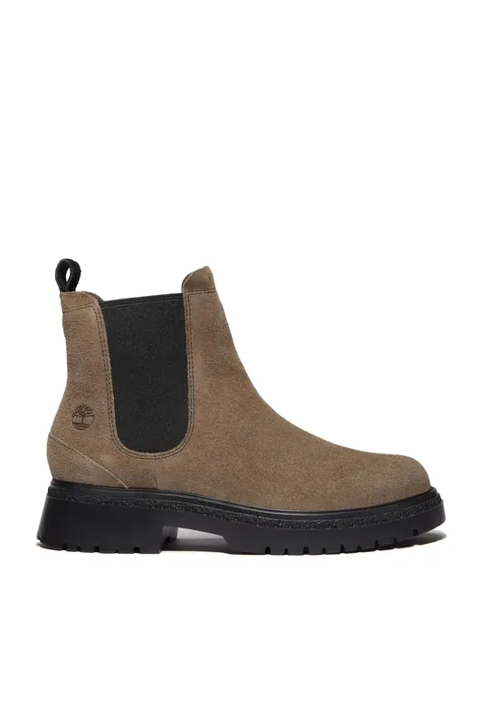 Timberland Cambria Valley Mid Chelsea Boot Medium Grey Suede Maat: 40 | Laarzen Outlet | Dames | Grijs