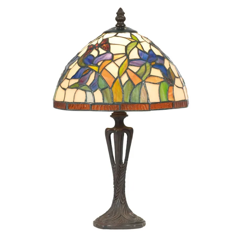 Lampa stołowa Elanda w stylu Tiffany, 40 cm