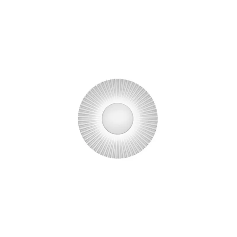 Kinkiet LED Shelley, biały, Ø 16 cm, metal