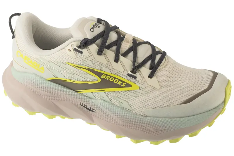 Brooks Cascadia 19 1204461D117, Damskie, Beżowe, buty do biegania, tkanina, rozmiar: 36,5