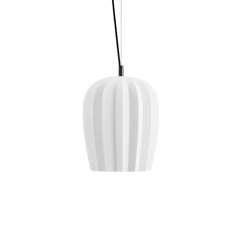 Lampa wisząca Karman Sahara, biała, Ø 29 cm, ceramiczna, E27