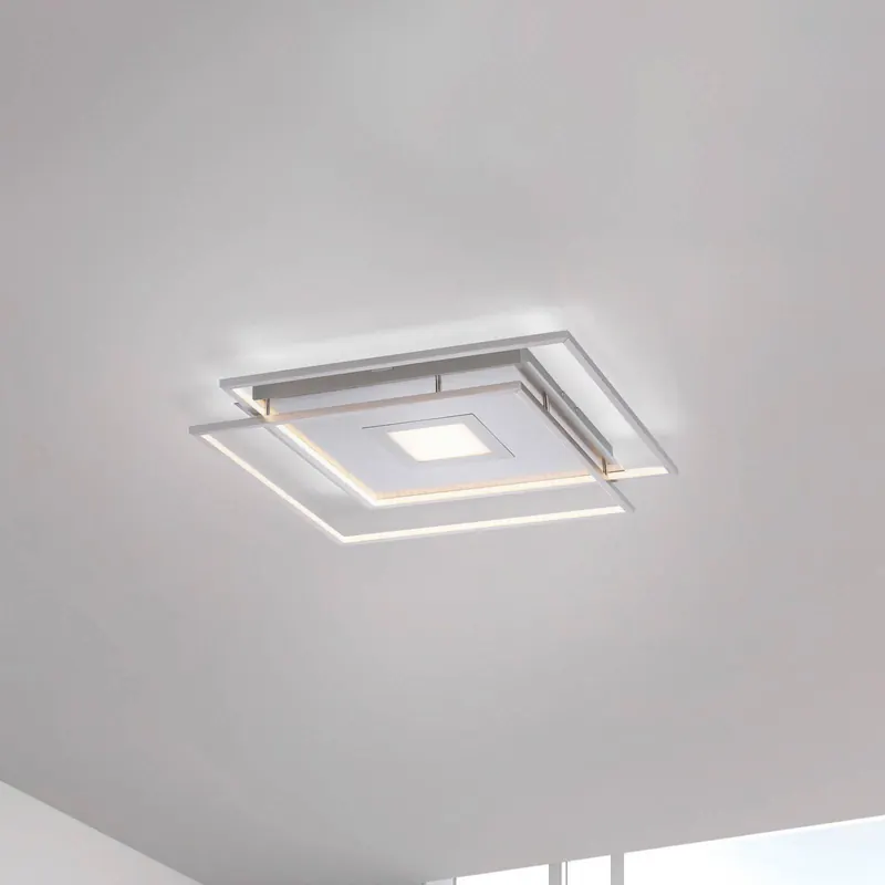 Paul Neuhaus Q-AMIRA lampa sufitowa LED, srebrna