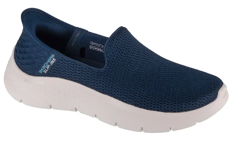 Skechers Slip-Ins: GO WALK Flex - Relish 124963-NVY, Damskie, Granatowe, buty sneakers, tkanina, rozmiar: 36