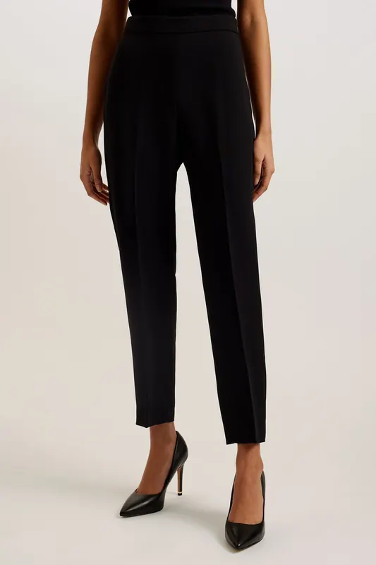 Ted Baker Manabtl Tapered Tailored Trousers Black Maat: 36 | Pantalons Outlet | Dames | Zwart